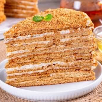 Medovik honey cake in Phuket — In House Cafe Bar, Phuket